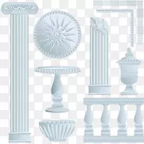 古罗马建筑柱视觉设计元素与原则离子序柱
