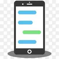 iPhone手机短信电话智能手机动画手机