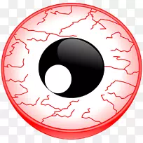 红眼剪贴画-眼睛