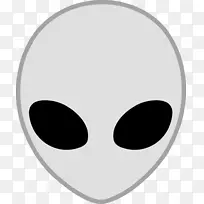 外星生命灰色外星人绘画剪贴画-UFO