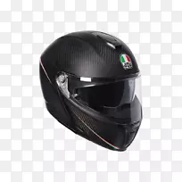 摩托车头盔AGV整体式碳纤维摩托车头盔