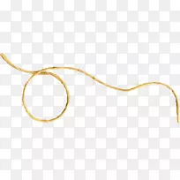 黄身珠宝琥珀绳