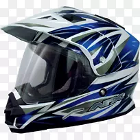 摩托车头盔双-运动型摩托车FX-摩托车头盔