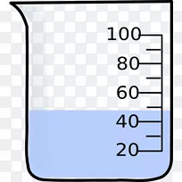 烧杯画科学剪贴画