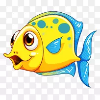 鱼类剪贴画-鱼