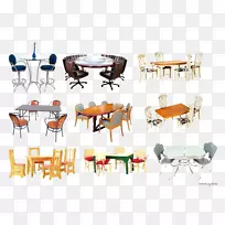 桌椅家具剪贴画桌
