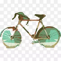 自行车车轮山地自行车公路自行车