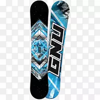 滑雪板gnu mervin制造雪地滑雪板的几何形状-滑雪板
