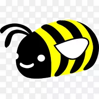 昆虫蜂科，大黄蜂，蜜蜂剪贴画-蜜蜂