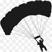飞机降落伞极限运动降落伞