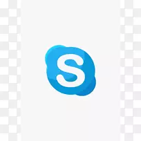 商业计算机图标用Skype视频电话.skype