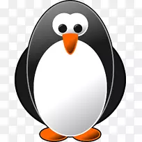 俱乐部企鹅表情笑脸剪贴画-linux