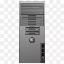 计算机案例和外壳计算机服务器计算机图标剪贴画-ibm