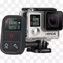 GoPro英雄4遥控器摄像机-GoPro摄像机