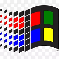 Windows 3.1x Windows 8 Windows 1.0徽标-Windows徽标