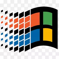 Windows 95微软徽标Windows 1.0-Windows徽标