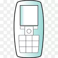 诺基亚222 iphone电话剪辑艺术-手机卡通图片
