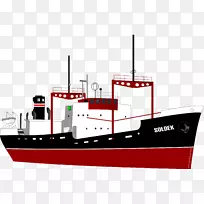 货船海运集装箱船剪贴画船和游艇