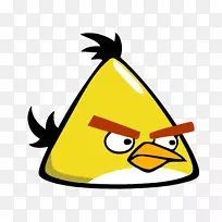 愤怒的小鸟太空黄色剪贴画-愤怒的小鸟