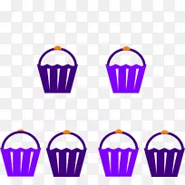 蛋糕生日蛋糕结婚蛋糕剪贴画紫色蛋糕剪贴画