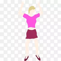 舞蹈电脑图标剪辑艺术舞者