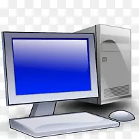 电脑机箱和外壳台式电脑个人电脑剪贴画台式机个人电脑
