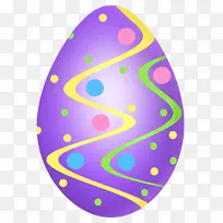 复活节兔子彩蛋装饰剪贴画-复活节
