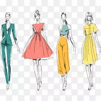 时装插画服装时装设计NextGen购物中心-时尚