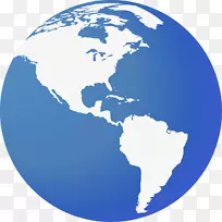 地球世界火剪贴画-全球