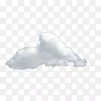 云计算计算机图标.云