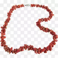 珠宝项链、手镯、项链、红珊瑚-珊瑚