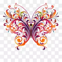 蝴蝶海报夹艺术-装饰品