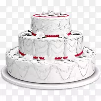 婚礼蛋糕，生日蛋糕，海绵蛋糕，糖霜-意大利面