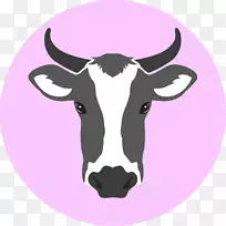 牛群图形设计-龙角