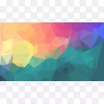 几何颜色彩虹形状壁纸.几何