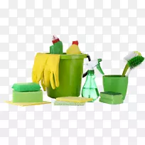绿色清洁女佣服务清洗剂