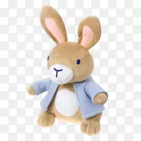 彼得兔子的故事金布里毛绒动物&可爱的玩具婴儿-彼得兔子