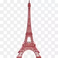埃菲尔铁塔自由女神像黑白相间-巴黎