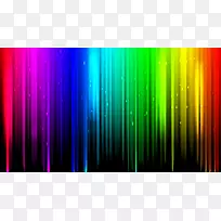 彩虹桌面壁纸显示分辨率彩色壁纸