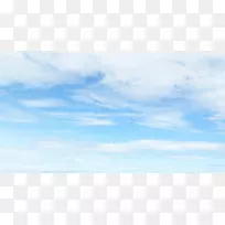 浅蓝天空蓝色桌面壁纸-天空
