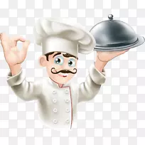 厨师制服餐厅厨师-厨师