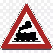 铁路运输等级横过交通标志警告标志道路-交通标志