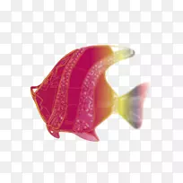 创造性水彩画剪贴画-金鱼