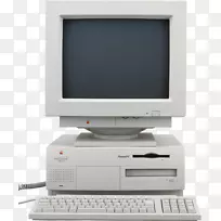 电脑机箱和外壳膝上型台式计算机.老式计算机