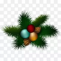 圣诞装饰糖果甘蔗夹艺术-松树