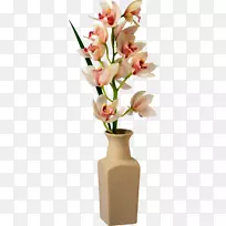 花瓶插花艺术-花盆