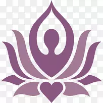 瑜伽与普拉提垫瑜伽中心标志-瑜伽