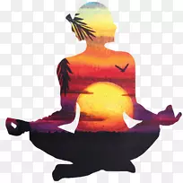 瑜伽冥想vriksasana剪贴画-瑜伽