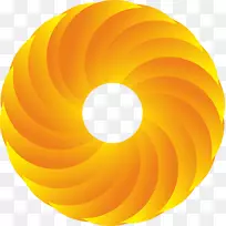 圆圈夹艺术-太阳射线