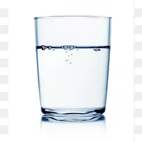 饮用水玻璃杯矿泉水